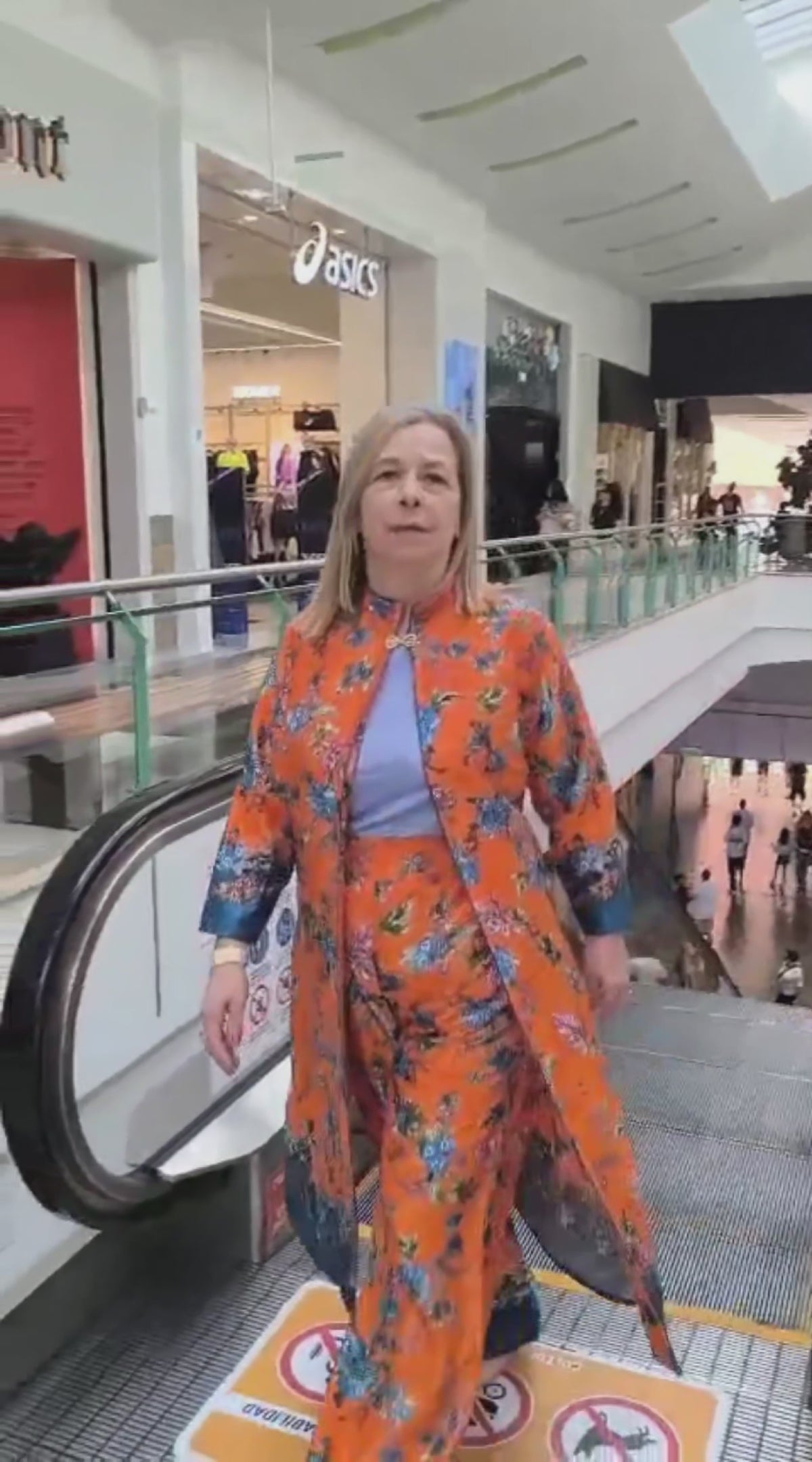 Kimono Fiori naranja
